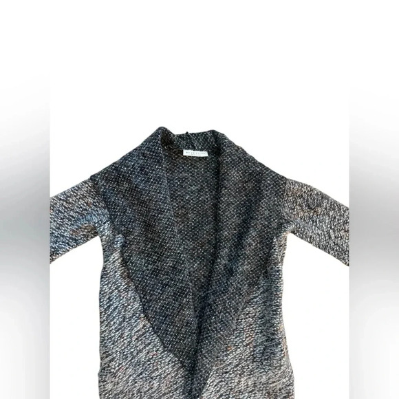 Bryn Walker Wrap Coat in Nero/Bianco Isle of Skye Size XXS - Picture 8 of 14